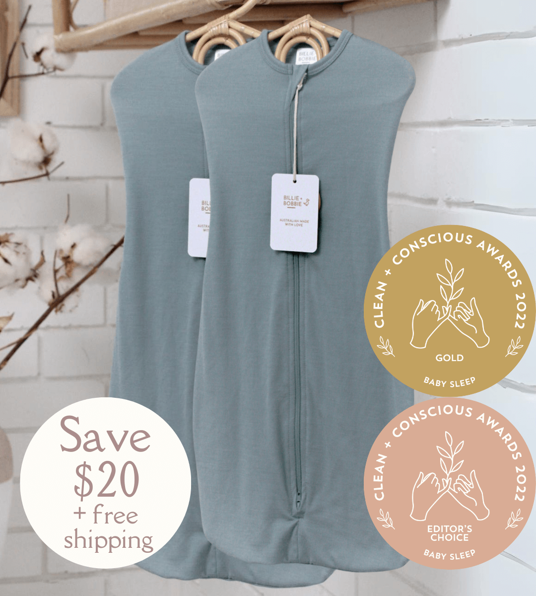 merino swaddle sack set